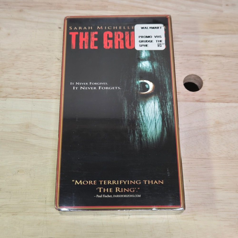 The Grudge VHS 2005 Horror Movie Sarah Michelle Gellar NEW SEALED